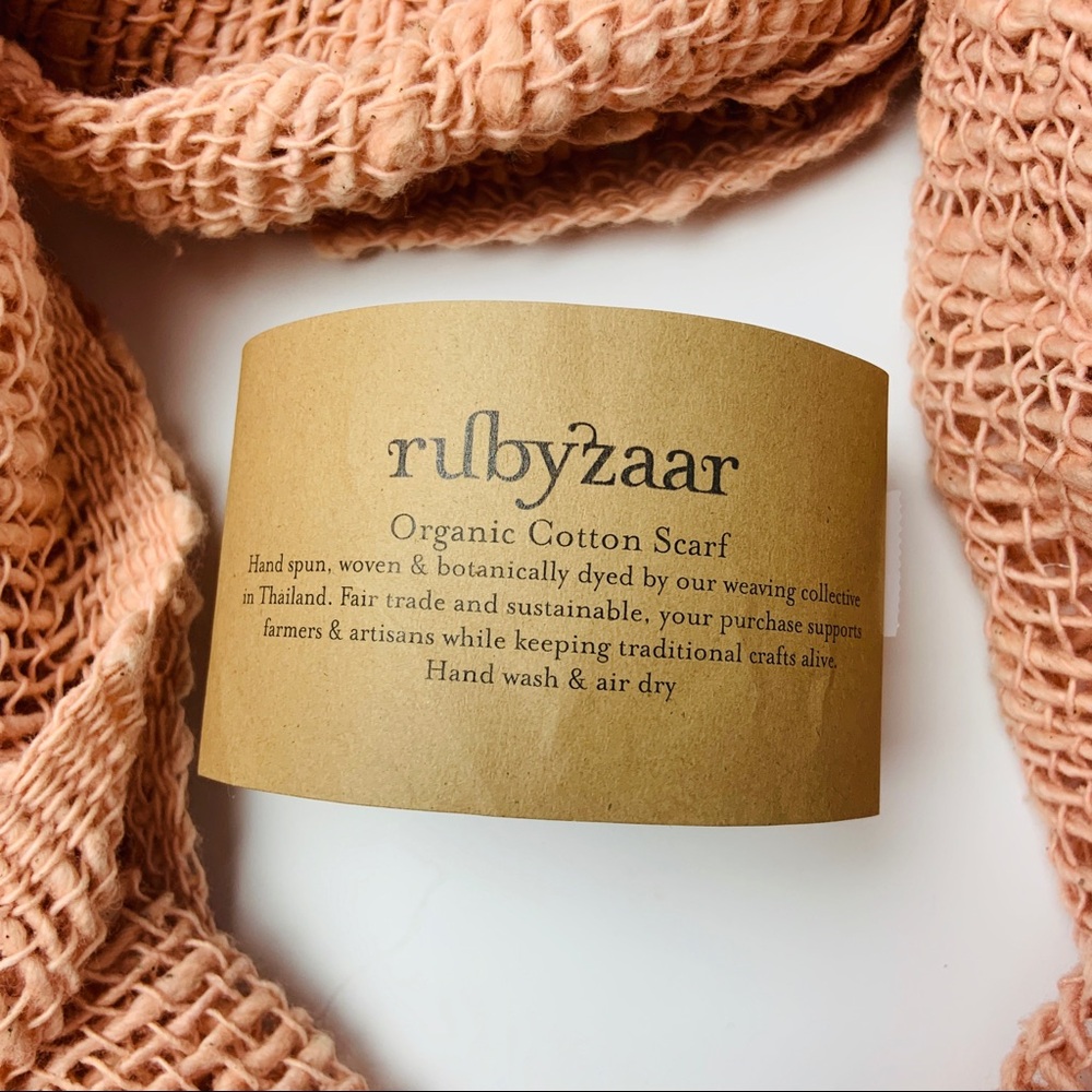 Rubyzaar Organic Cotton Scarf - Picture 6 of 6
